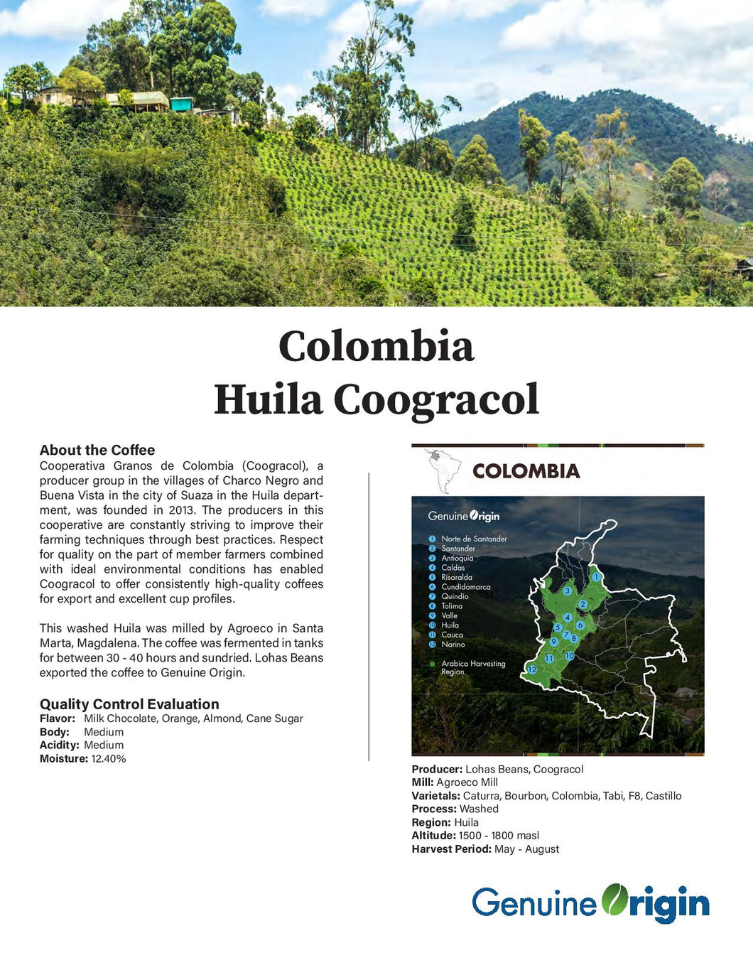 Colombia Huila